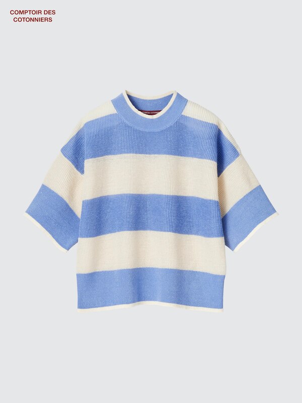 100 % Leinen Pullover (Halbarm)