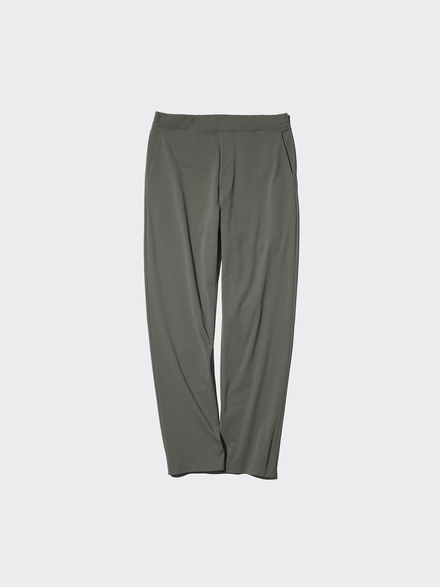 Мужские зауженные брюки Uniqlo Ultra Stretch Dry-Ex, цвет: Бежевый — фото 2