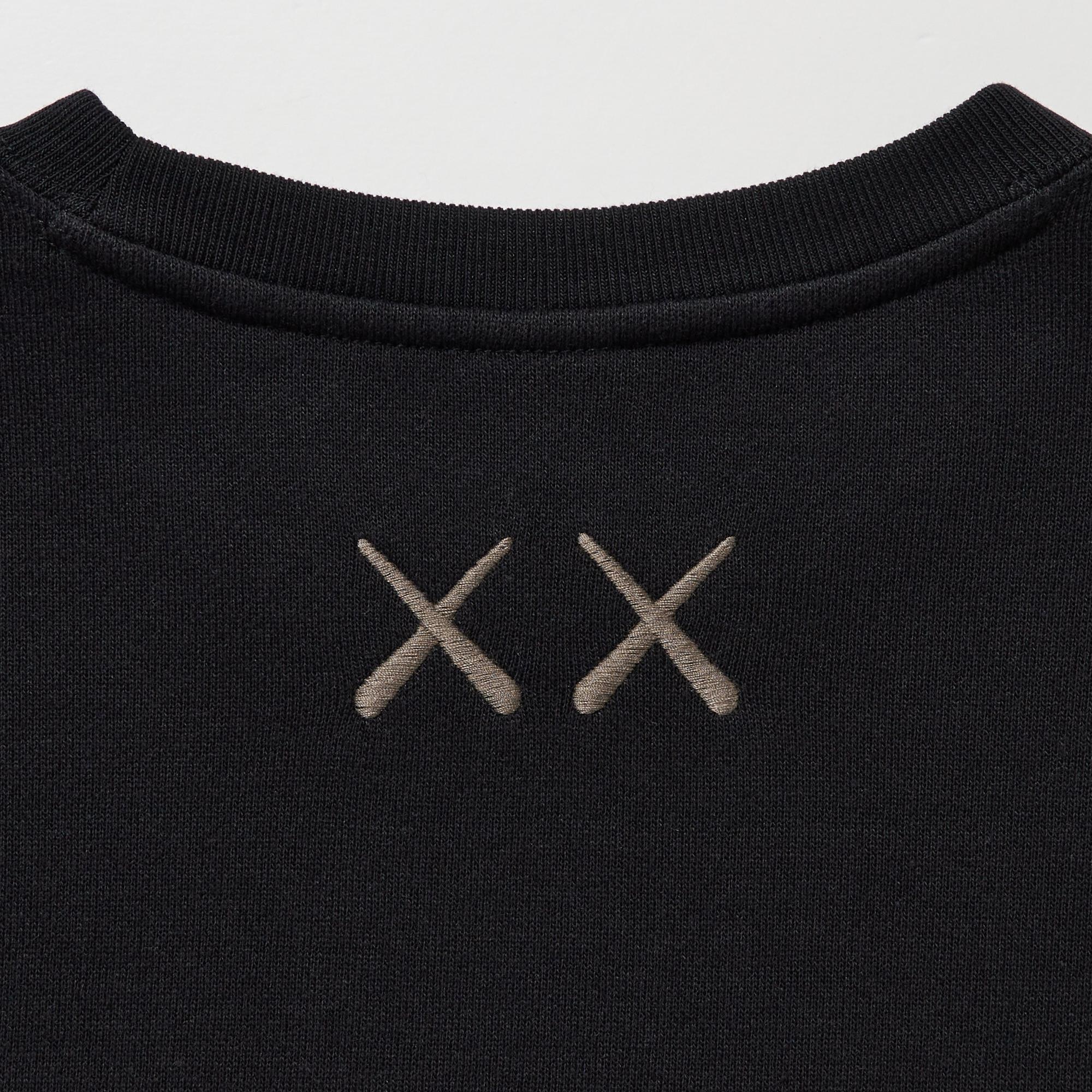 Uniqlo kaws sweatshirt black sale