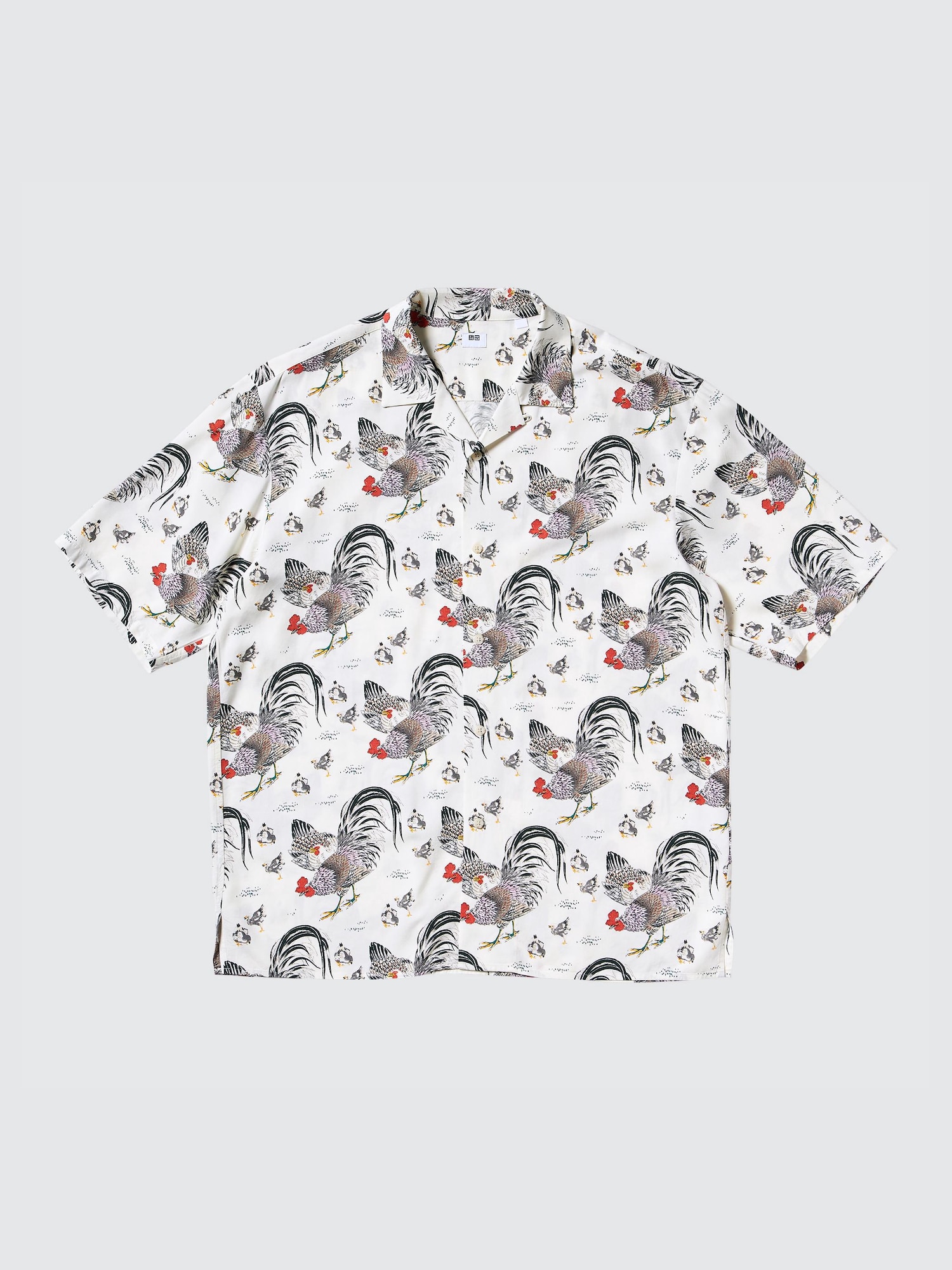 Open Collar Shirt | Short Sleeve | Ito-Jakuchu Print | UNIQLO US