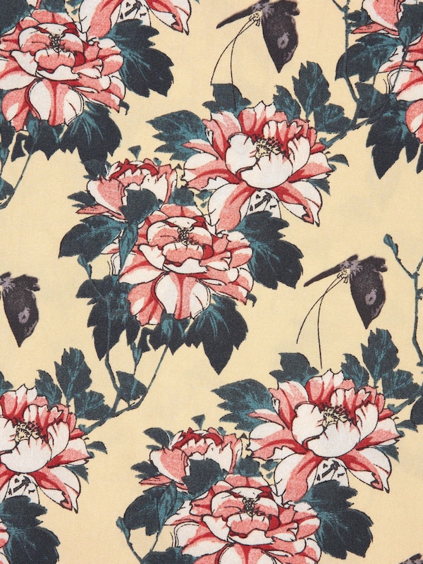 Open Collar Shirt | Short Sleeve | Edo Ukiyo-E Print