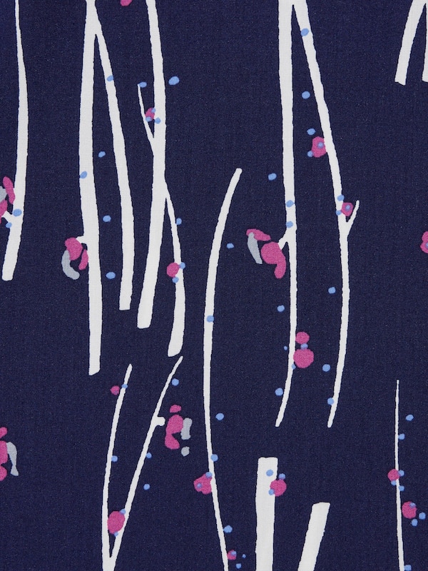 Printed Open Collar Short-Sleeve Shirt (Japanese Auspicious Symbol)