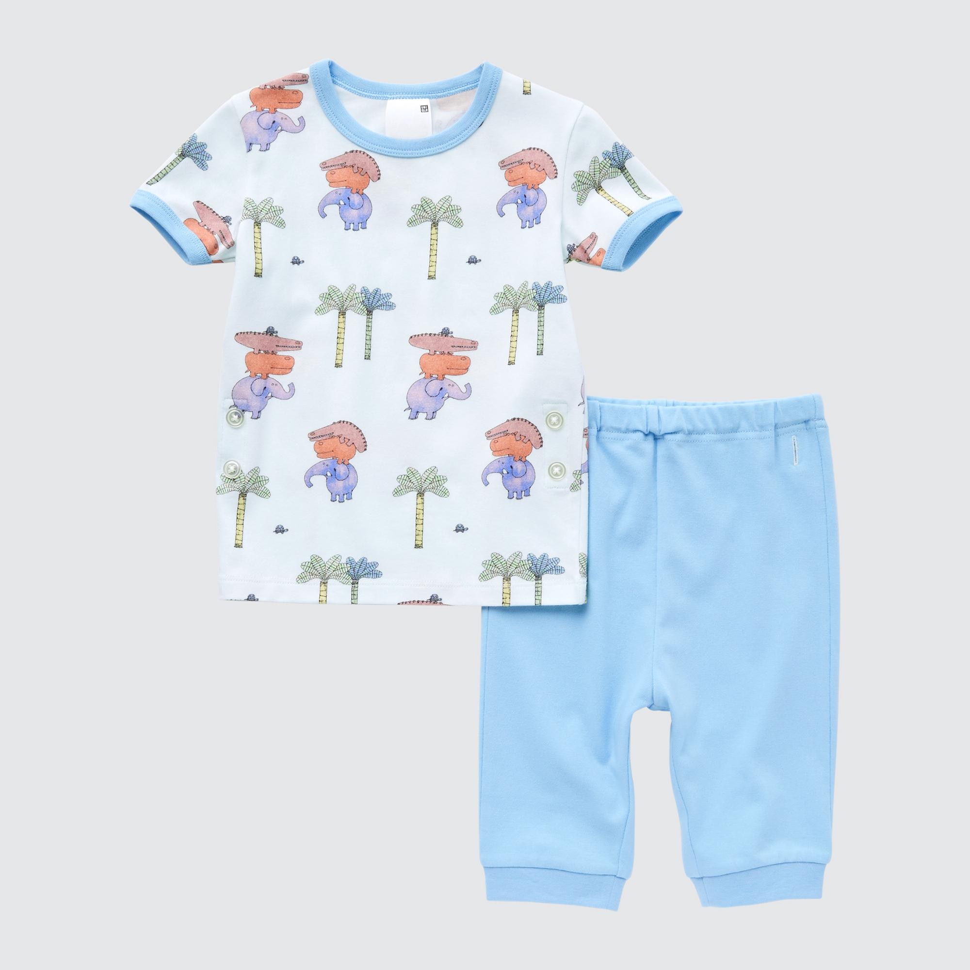 PICTURE BOOK DRY SHORT SLEEVE PAJAMAS