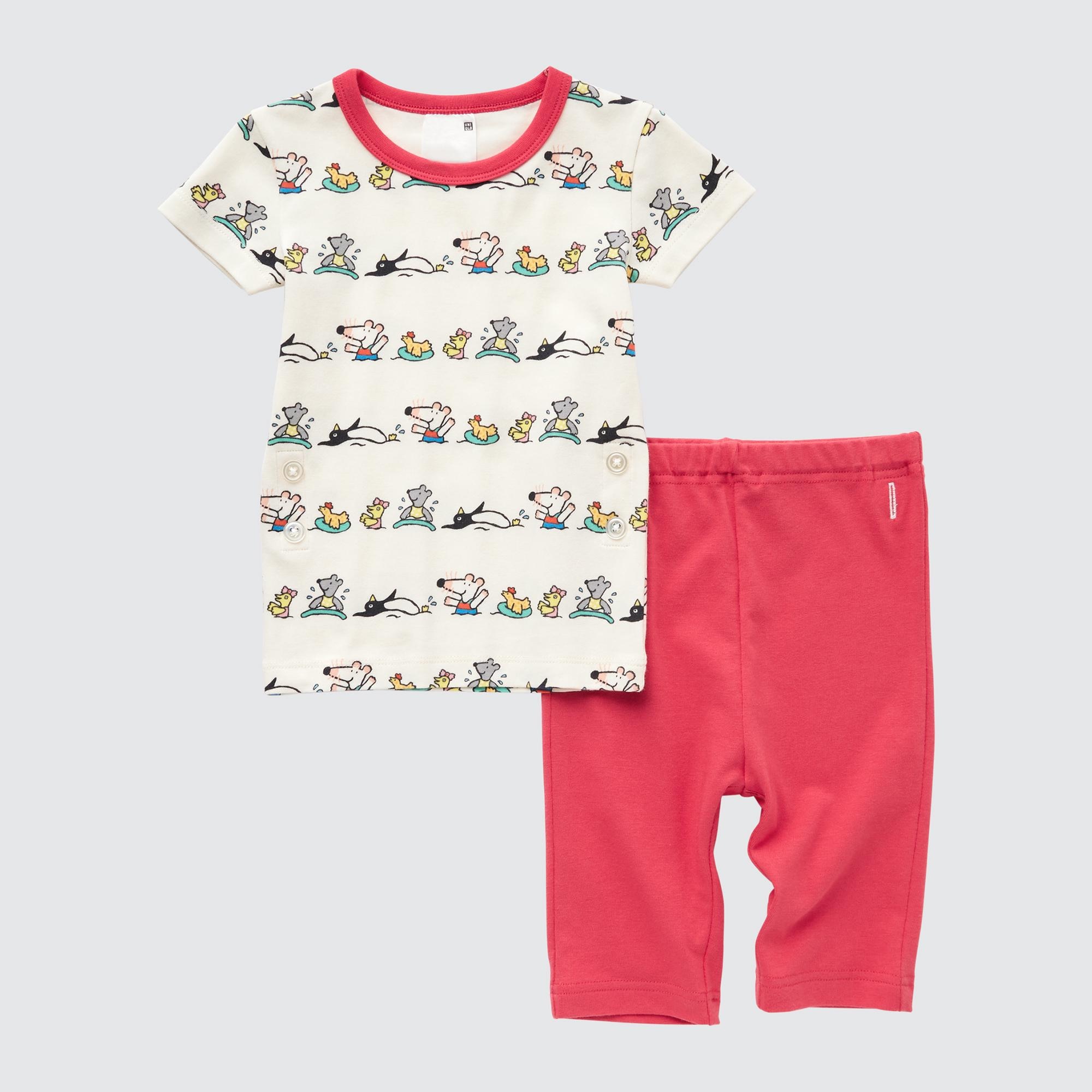 The Picture Book Collection Dry Short-Sleeve Pajamas (Maisy)