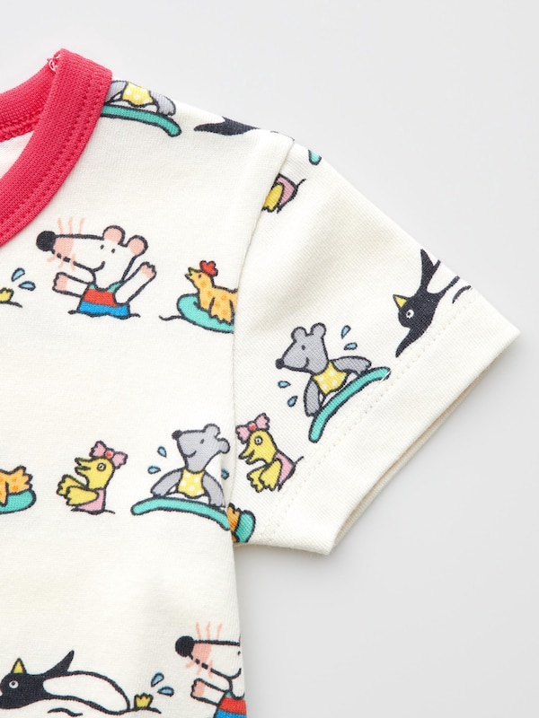 The Picture Book Collection Dry Short-Sleeve Pajamas (Maisy)