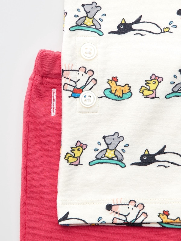 The Picture Book Collection Dry Short-Sleeve Pajamas (Maisy)