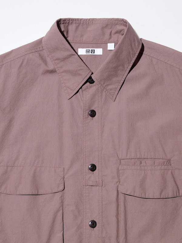 Utility Oversized Long-Sleeve Shirt
