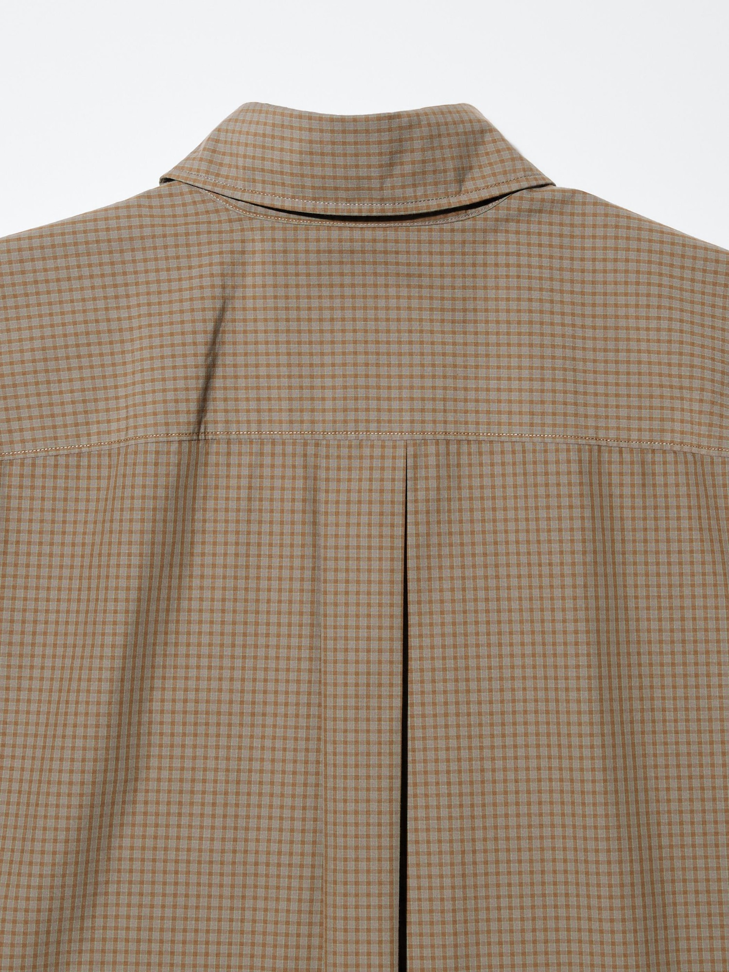 【U LAN】Tony Over Checked Half Shirt Tony Over Checked Half Shirt - ULAN | 60% - Asian Fashion