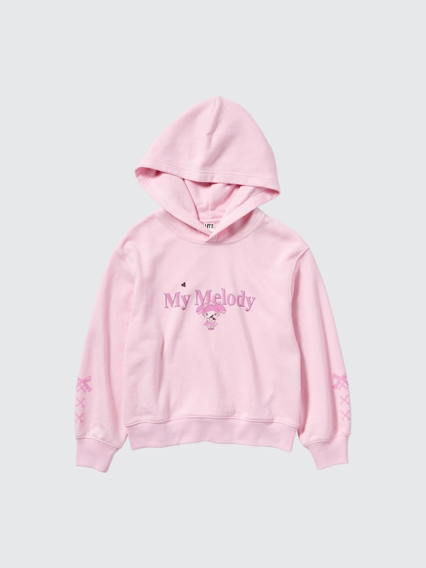 Sanrio Characters Sweat Cropped Hoodie (My Melody)