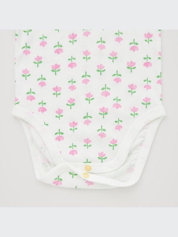 Joy of Print Long-Sleeve Bodysuit (Flower)
