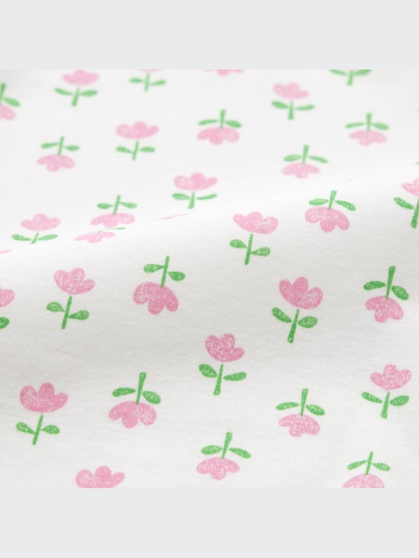 Joy of Print Long-Sleeve Bodysuit (Flower)