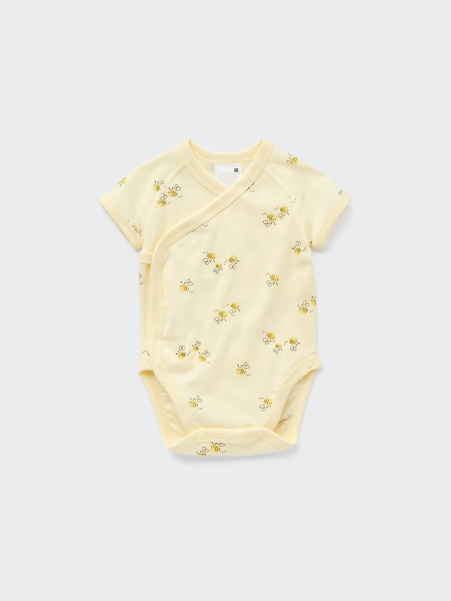 Joy of Print Short-Sleeve Bodysuit (Bee, Open Front) | UNIQLO US