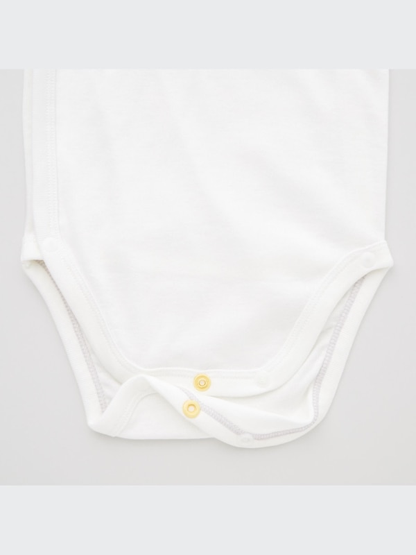Baby Long Sleeve Bodysuit | Open Front