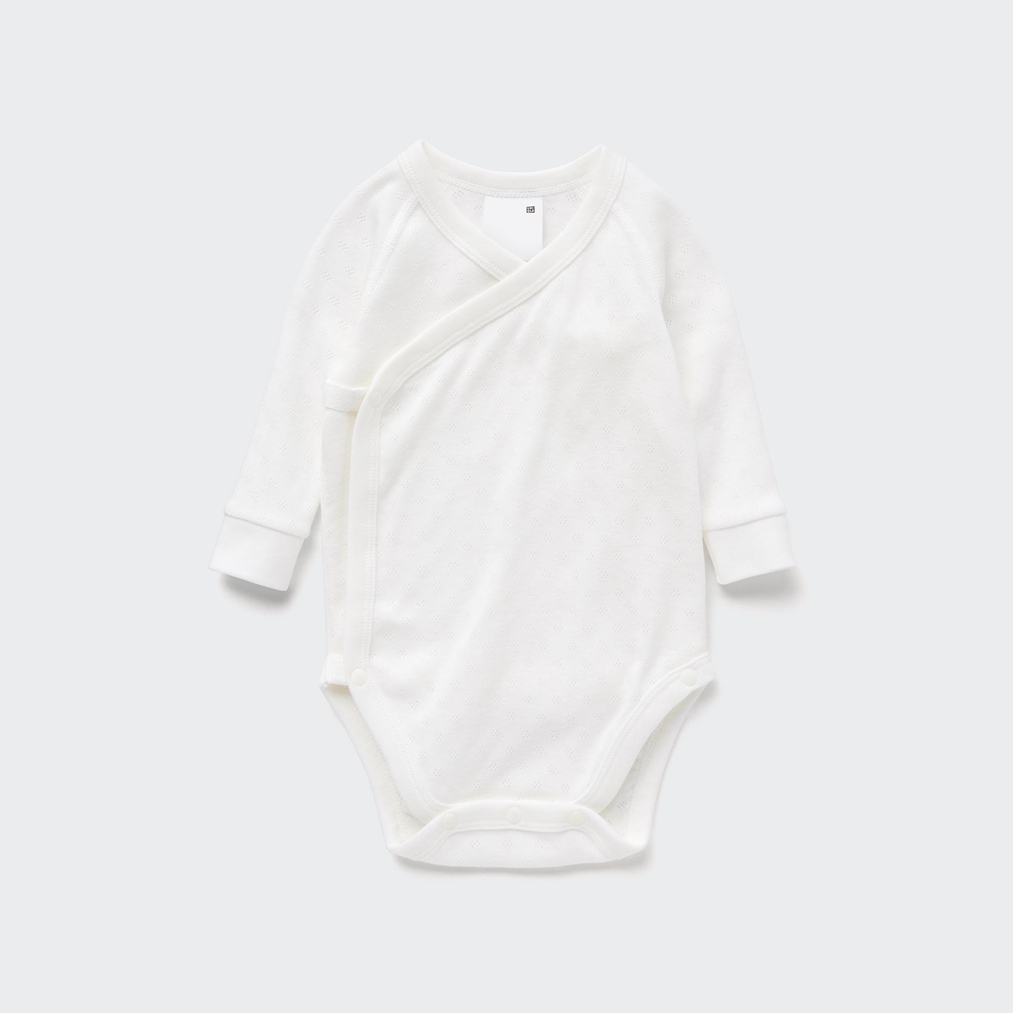 Long-Sleeve Bodysuit (Open Front) | UNIQLO US