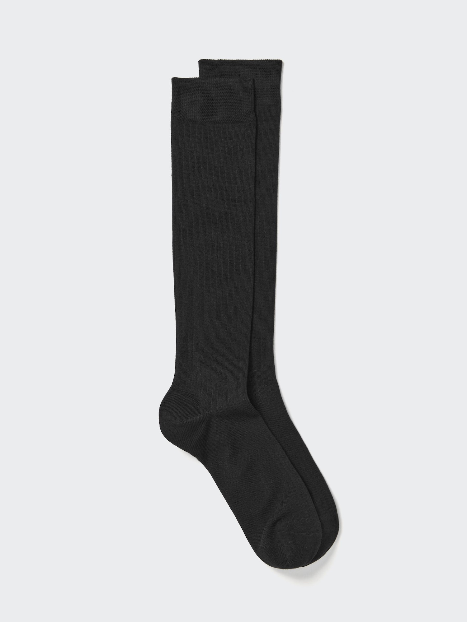 Wide Ribbed Knee High Socks - thumbnail 4