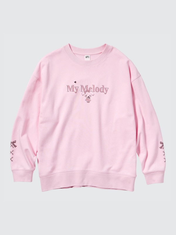 Sanrio Characters Long-Sleeve Sweatshirt (My Melody)
