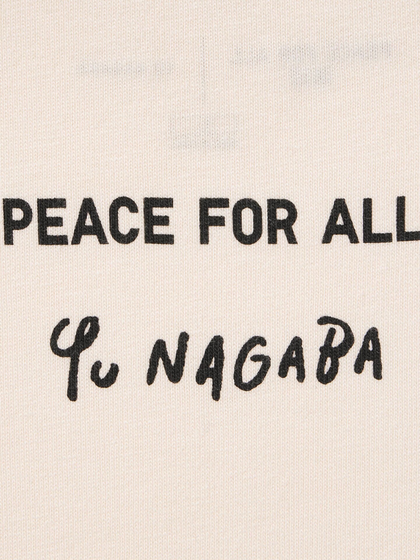 Футболка Uniqlo Peace For All с принтом, Yu Nagaba, цвет: Натуральный — фото 4