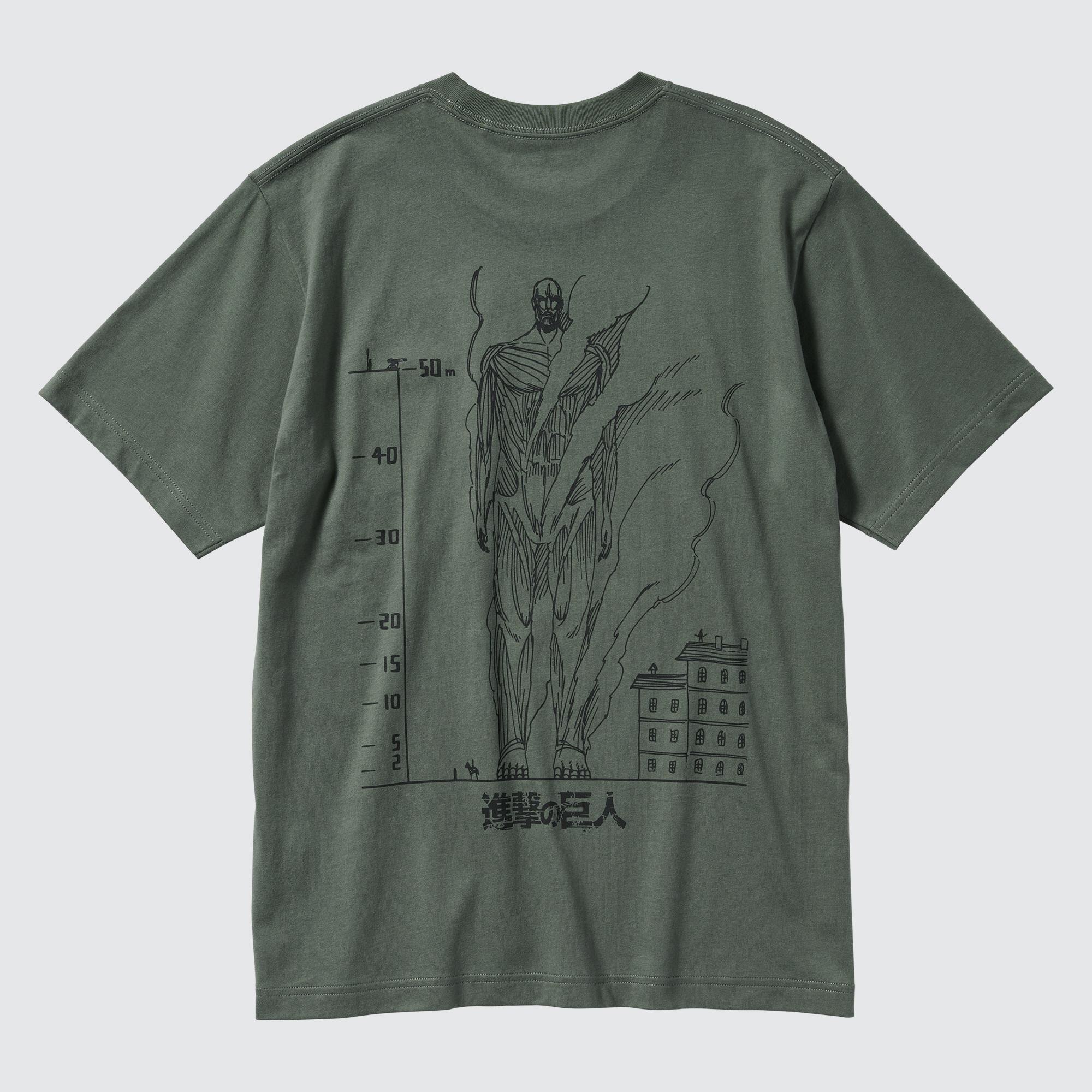 Attack on 2024 titan shirt uniqlo