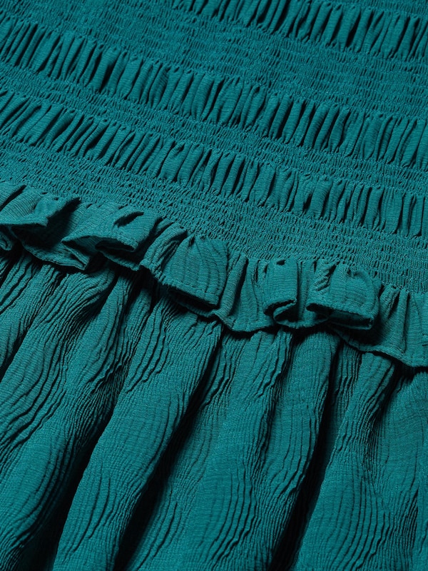 Krepp Trägerkleid (lang)