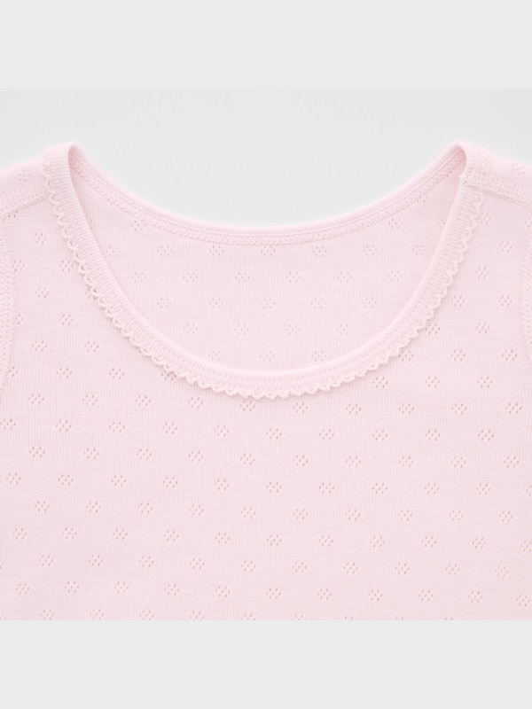Cotton Ribbed Pointelle T-Shirt (2 Pack)