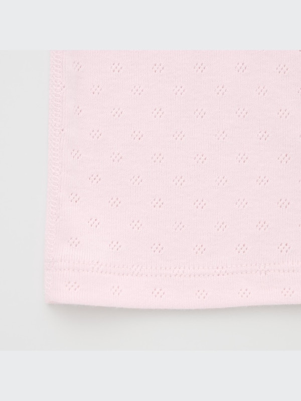 Cotton Ribbed Pointelle T-Shirt (2 Pack)