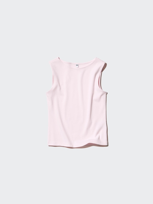 Boat Neck Sleeveless Top