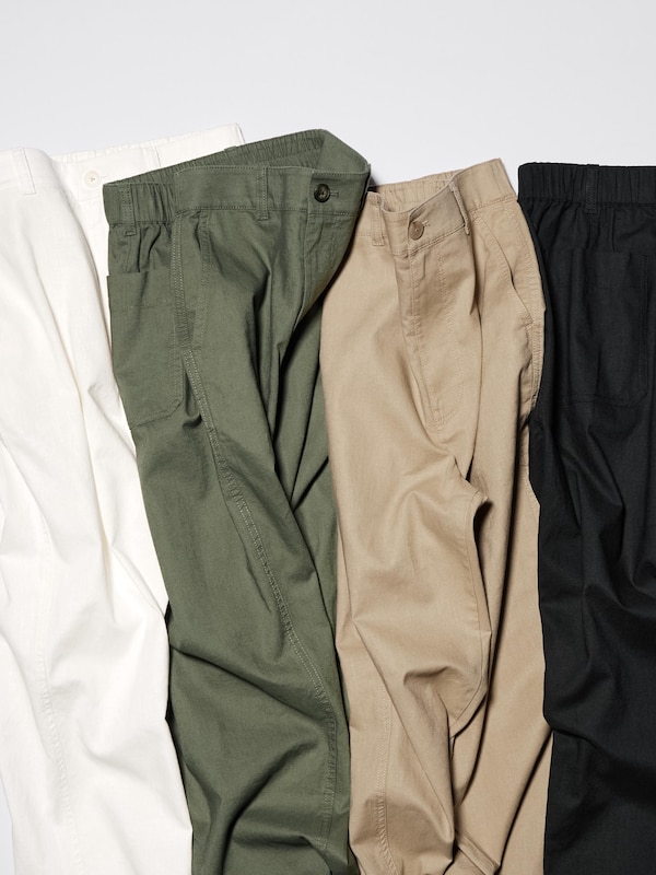 Linen Cotton Tapered Pants | Tall | UNIQLO US