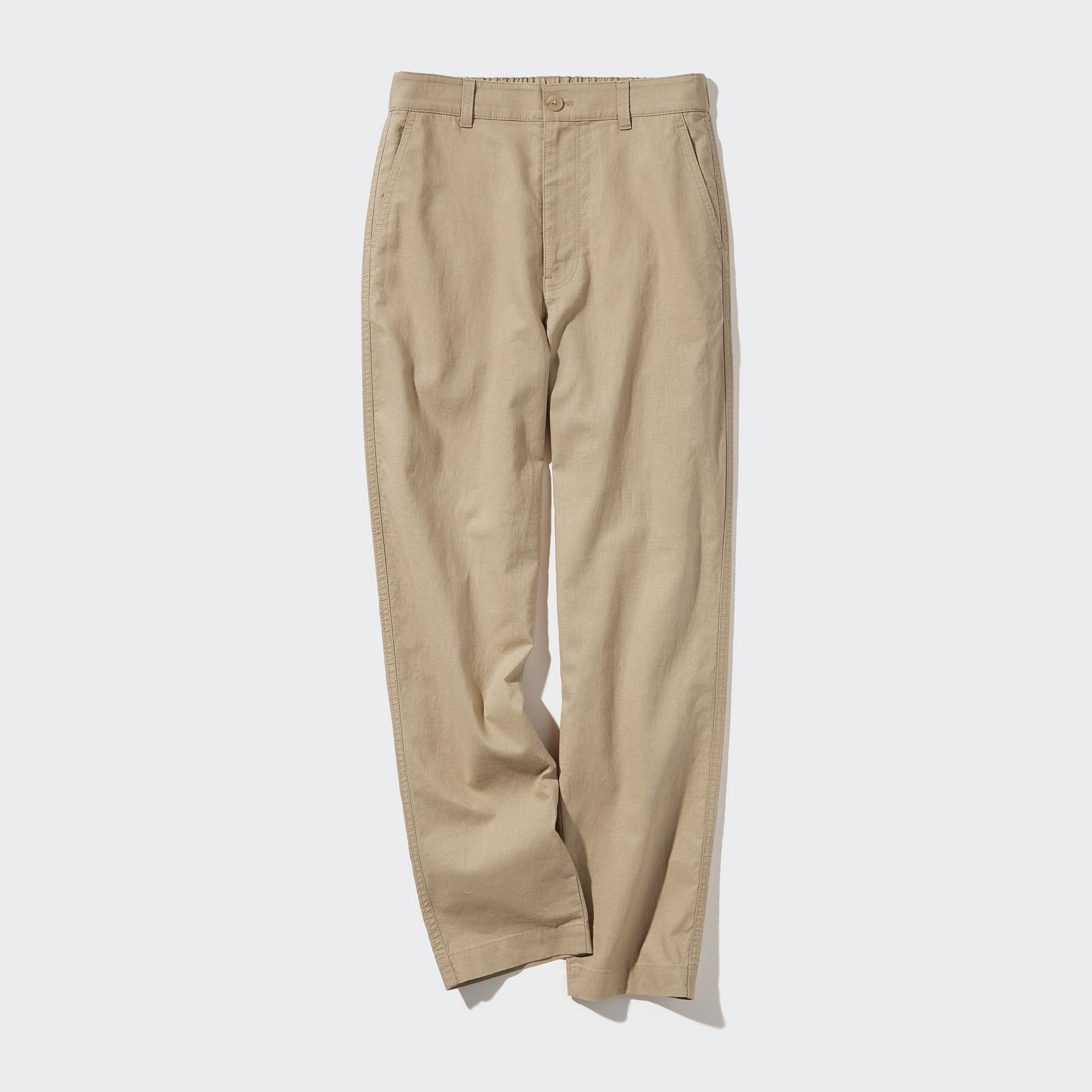 Linen Cotton Tapered Pants (Tall)
