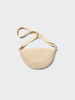 SAC DEMI-LUNE MAILLE CROCHET