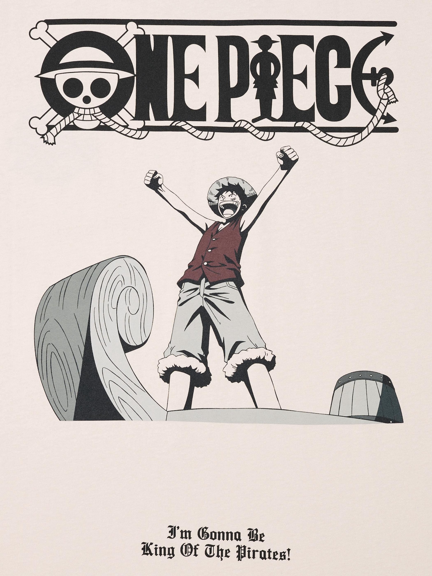 One Piece Women's Graphic Tee with Short Sleeves, Sizes XXS