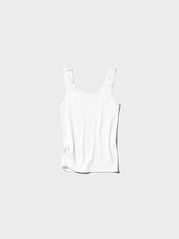 Camiseta tirantes encaje 2-posiciones
