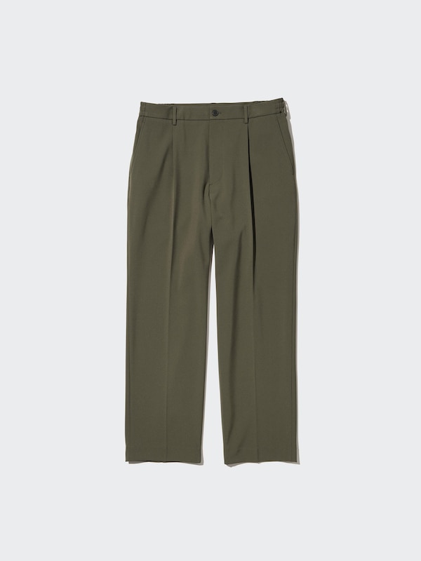 Pleated Wide Trousers