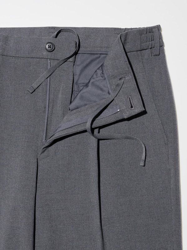 Pleated Wide Trousers