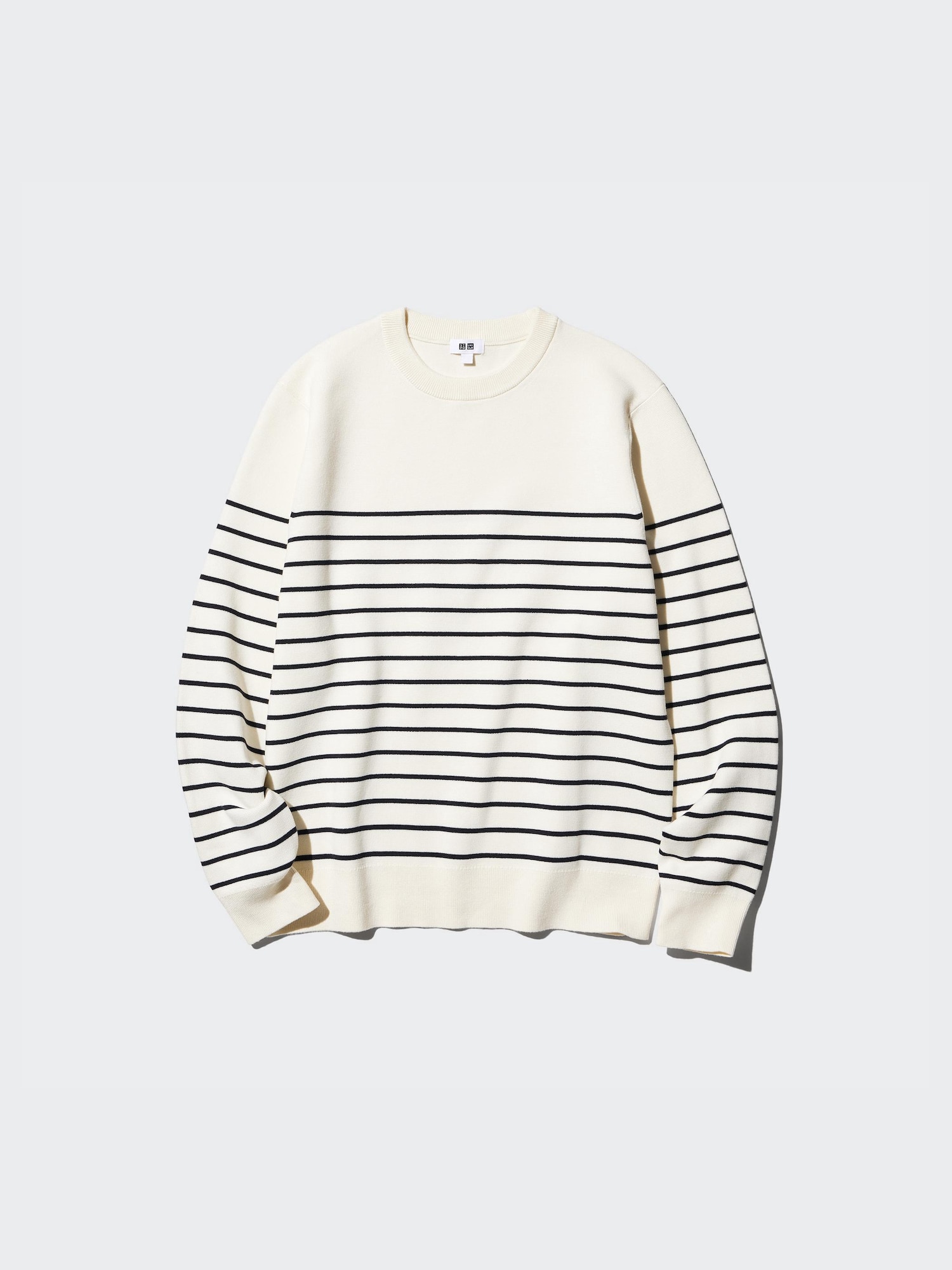 Men's WASHABLE MILANO RIBBED CREW NECK SWEATER | UNIQLO CA