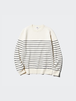 WASHABLE MILANO RIBBED CREW NECK SWEATER