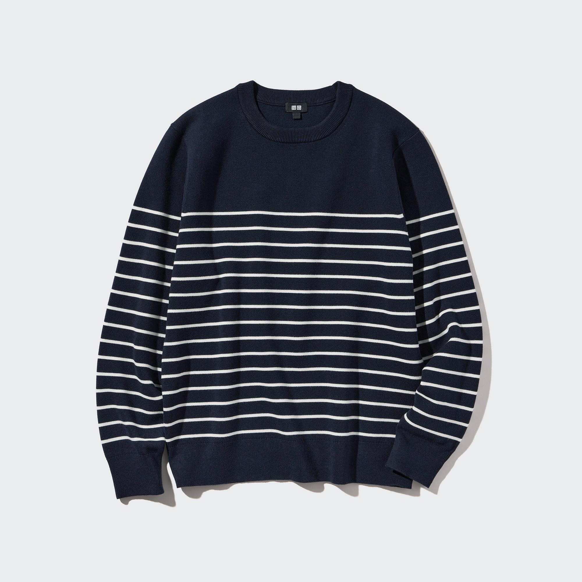 Crew neck ribbed clearance sweater