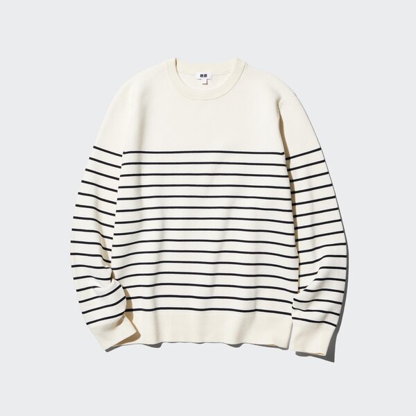 UNIQLO Washable Milano Rib Crew Neck Sweater