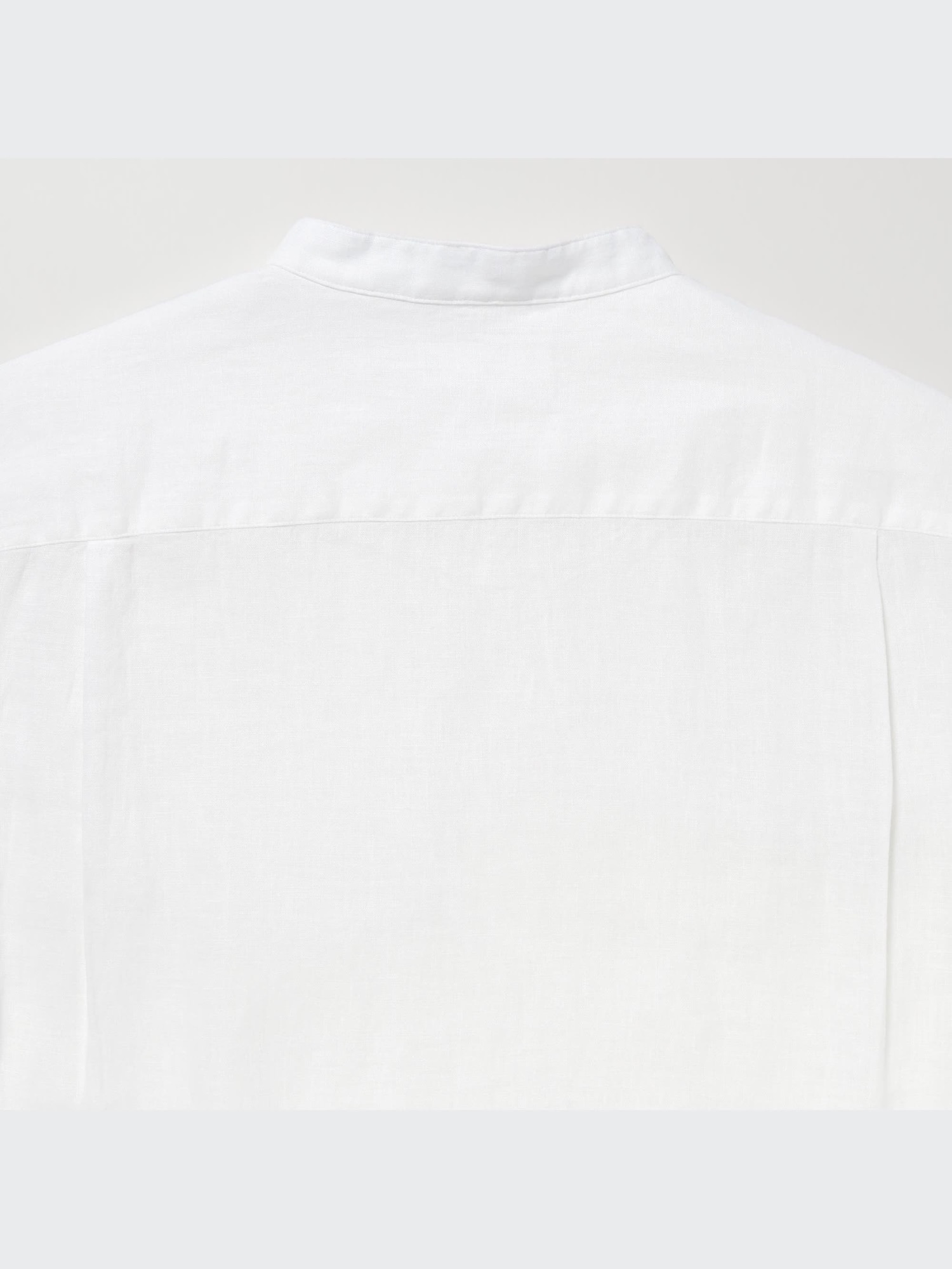 Men's 100% Premium Linen Shirt (Grandad Collar) | UNIQLO SK