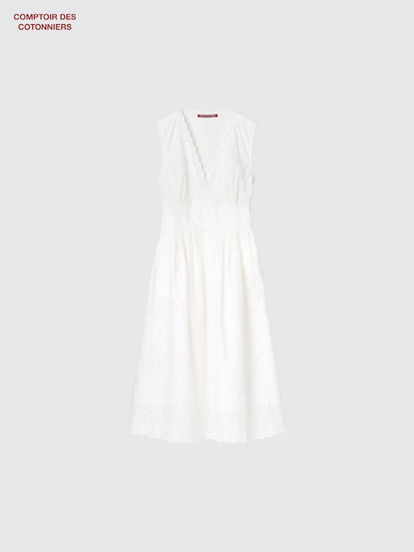 Robe Brodée en Coton