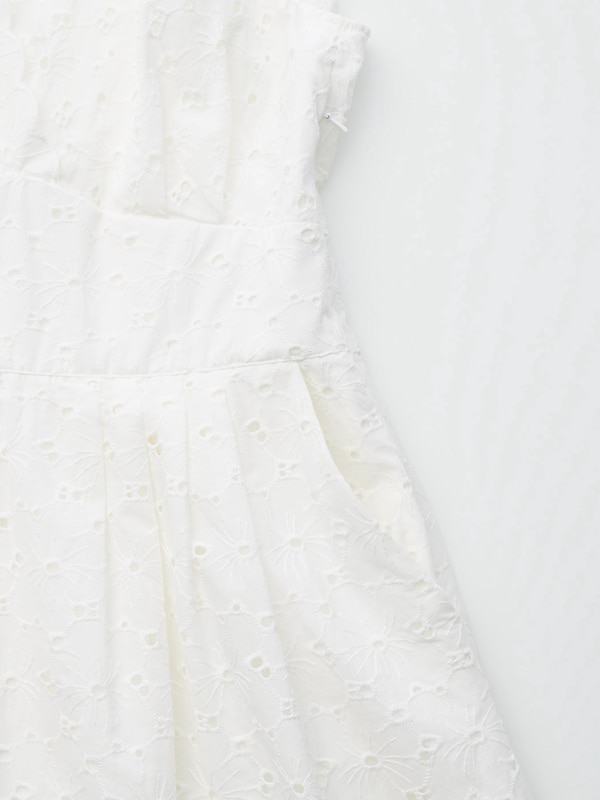 Robe Brodée en Coton