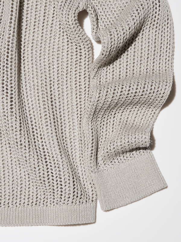 Mesh Crew Neck Jumper