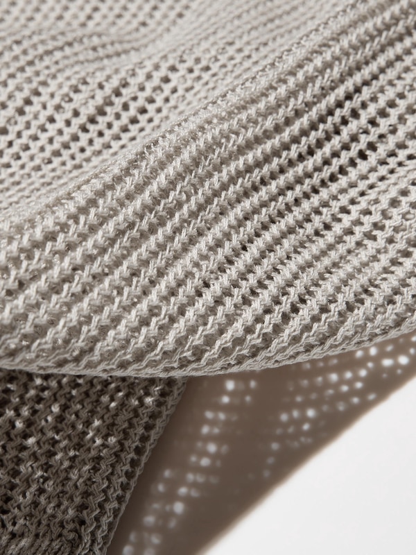 Mesh Crew Neck Jumper