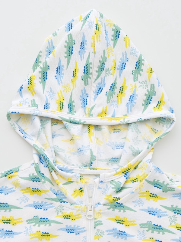 AIRism UV Protection Mesh Hoodie | Printed