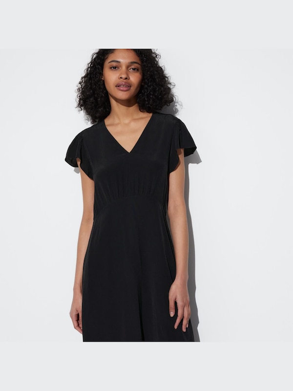 V Neck Dress (Short Sleeved)