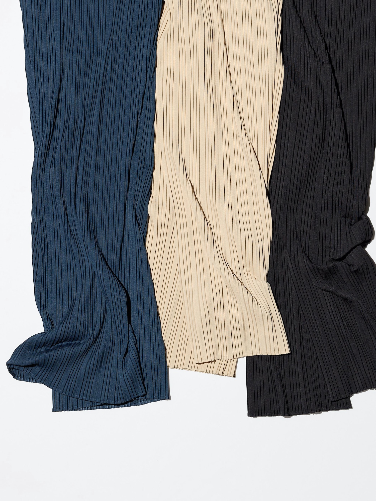 Women's Pleated Straight Pants | Tall | UNIQLO US