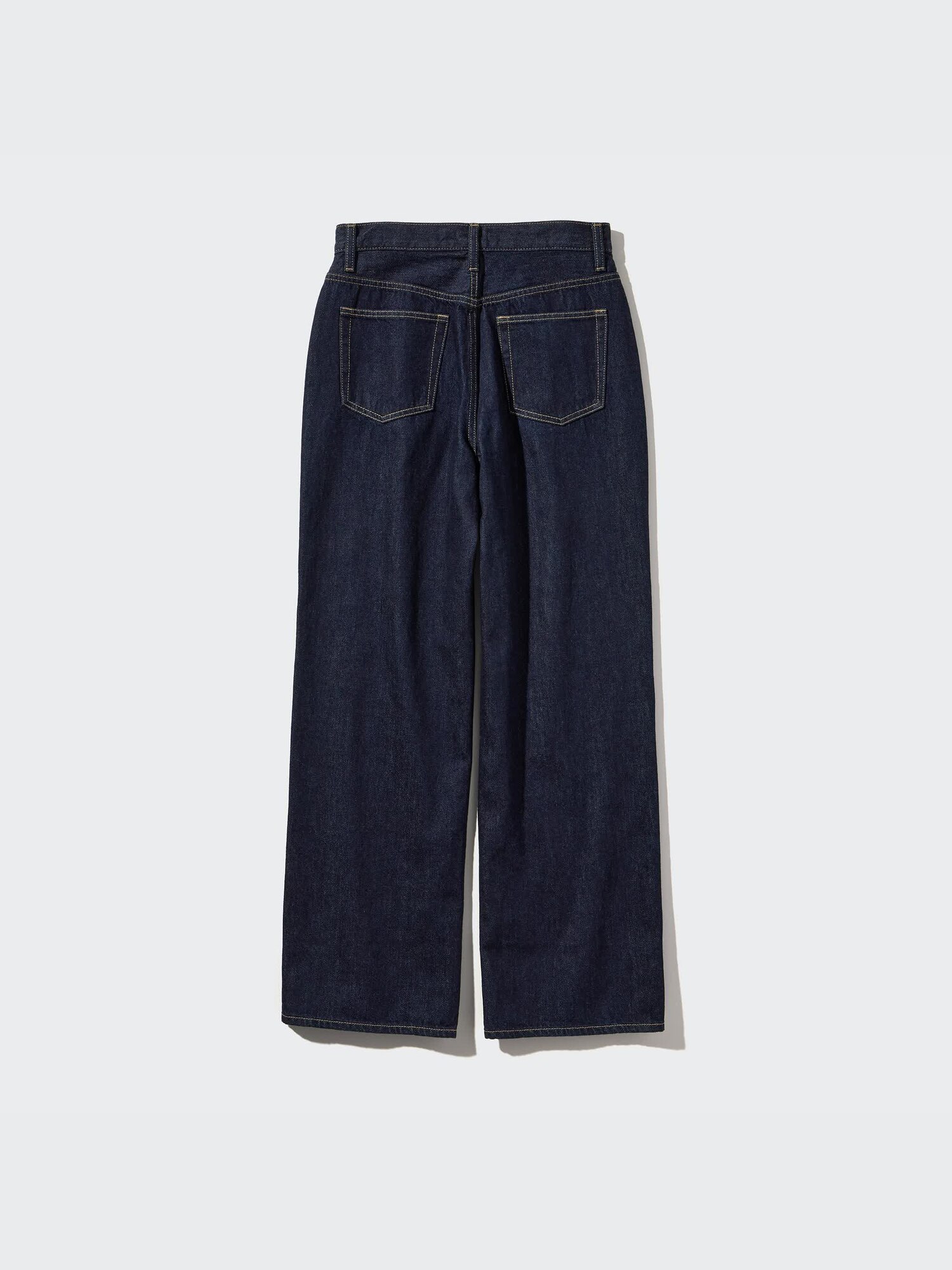 Women's WIDE STRAIGHT JEANS (LONG) | UNIQLO CA