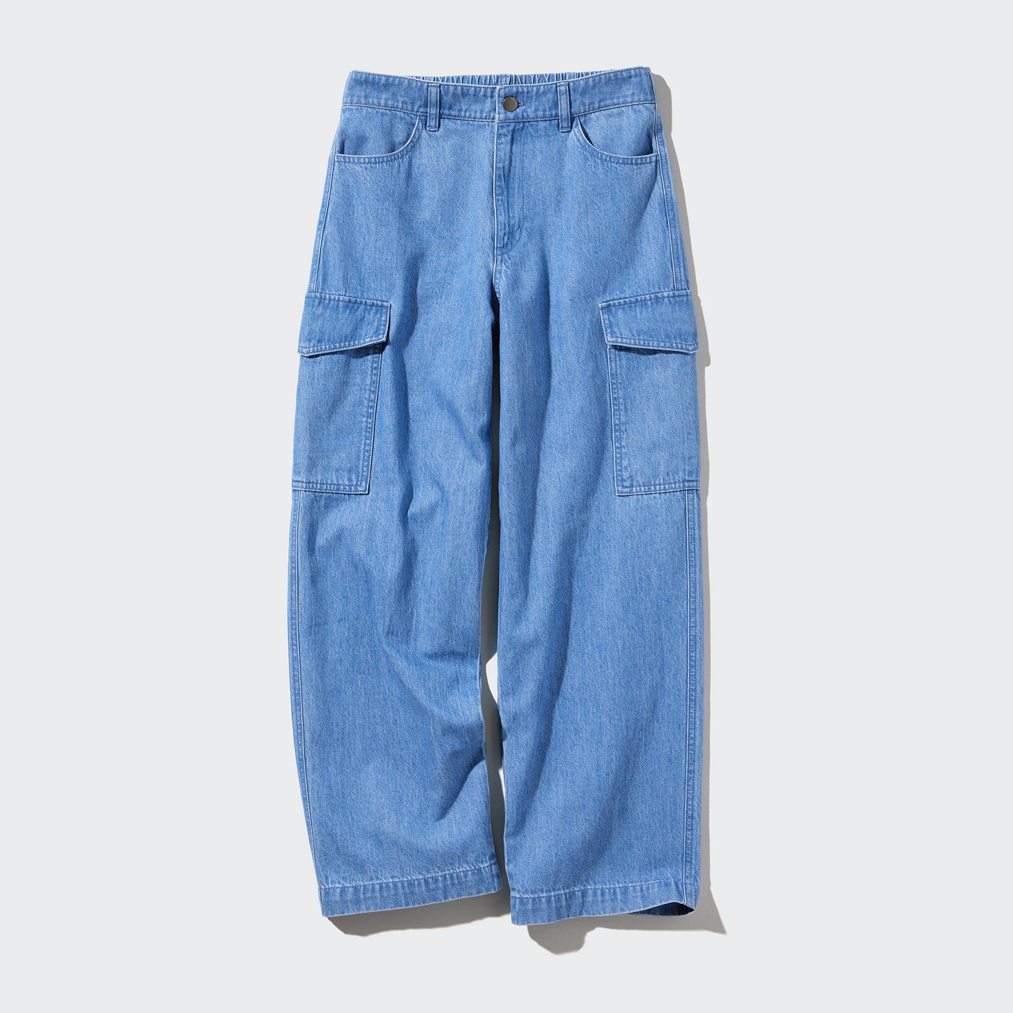 Denim best sale cargo pants