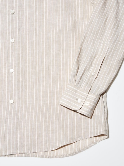 100 % Premium Leinen Hemd (gestreift)