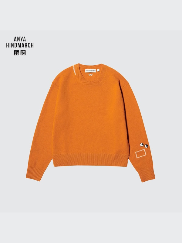 Premium Lambswool Long Sleeve Crew Neck Sweater
