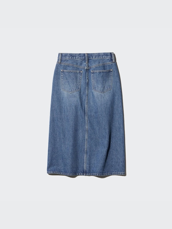 Denim Long Skirt (Short)